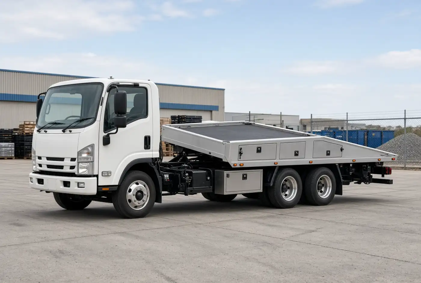 Japanese Technology Isuzu 4x2 3 Ton Slidebed Wrecker Truck 5 Ton Flatbed Recovery Truck